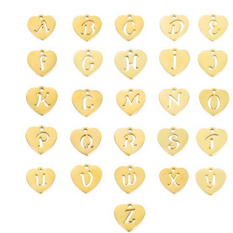Noemi Initial Heart Necklace — view 4