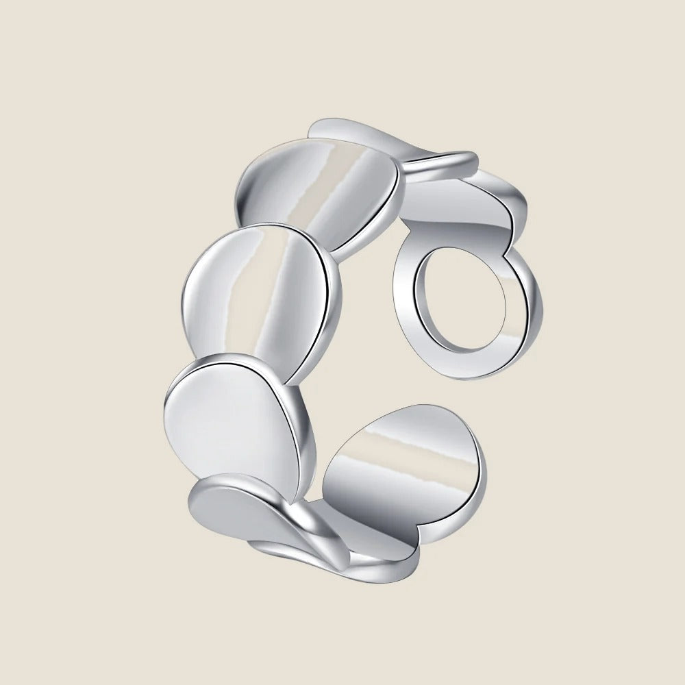 Ring mit Schuppenstruktur Selva — Ansicht 3