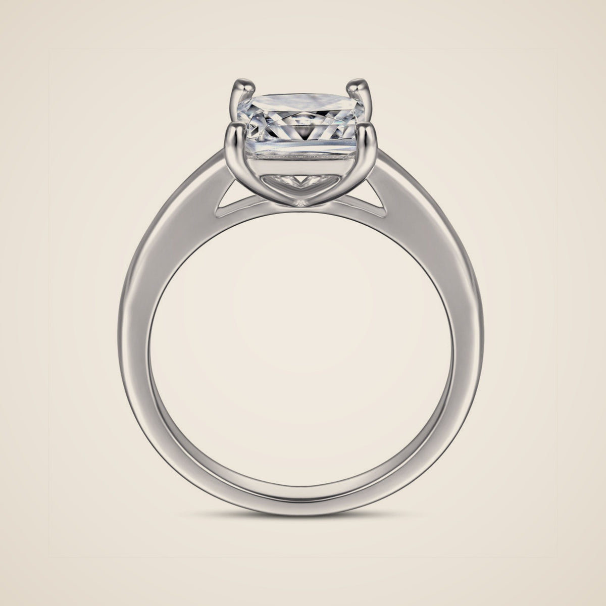 Cornelia Princess-Cut Ring, view 4