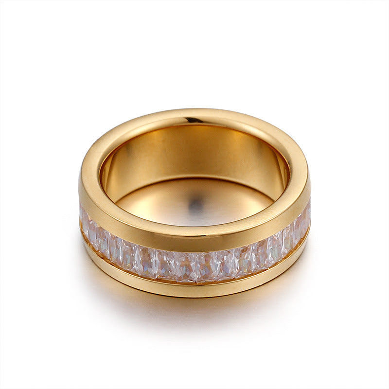 Lino Crystal Band Ring — view 5