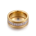 Lino Crystal Band Ring — view 5
