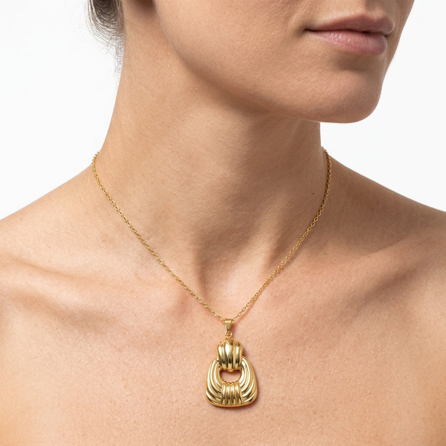 Rilievo Ribbed Square Jewelry Set — view 4