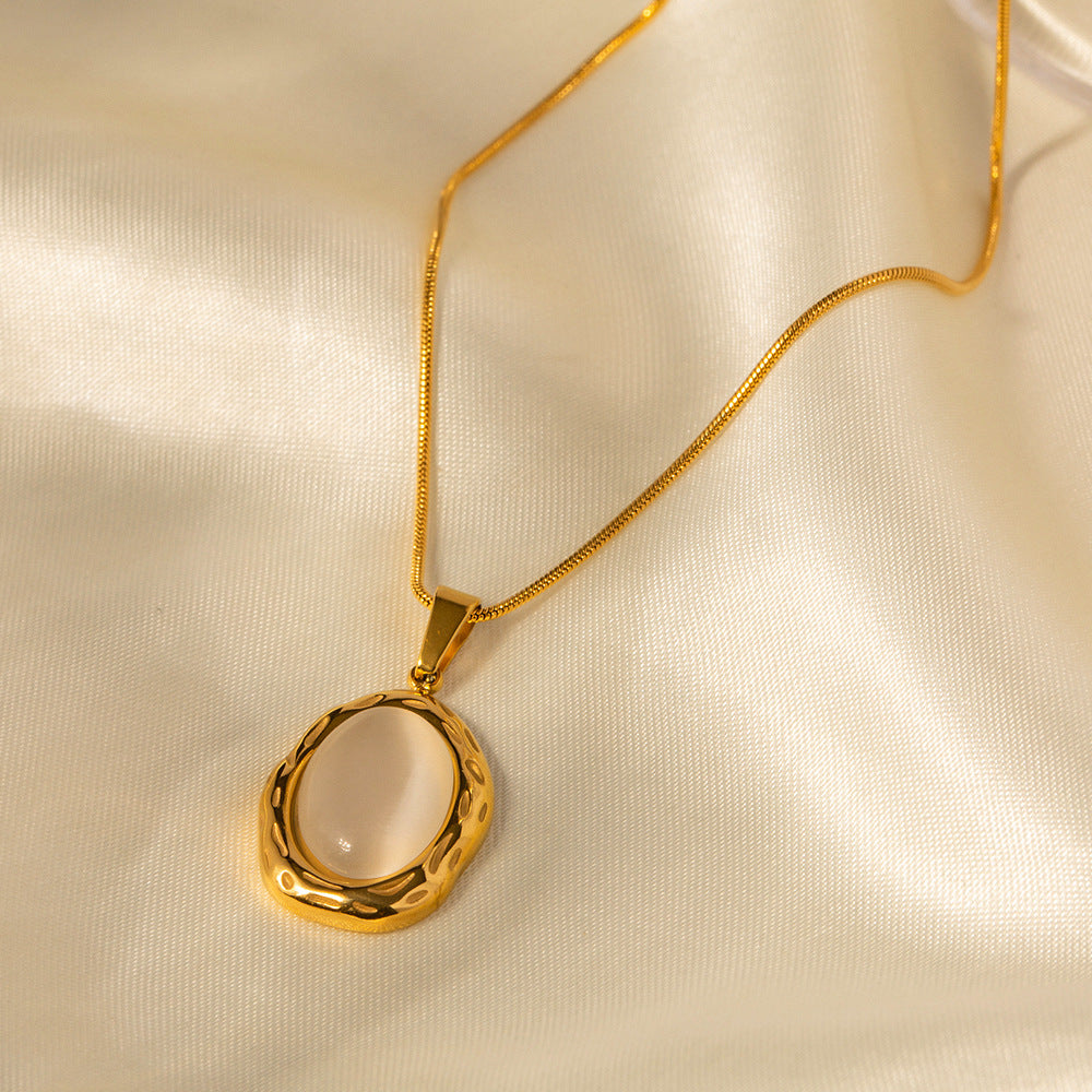 Gaia Stone Pendant Necklace — view 2