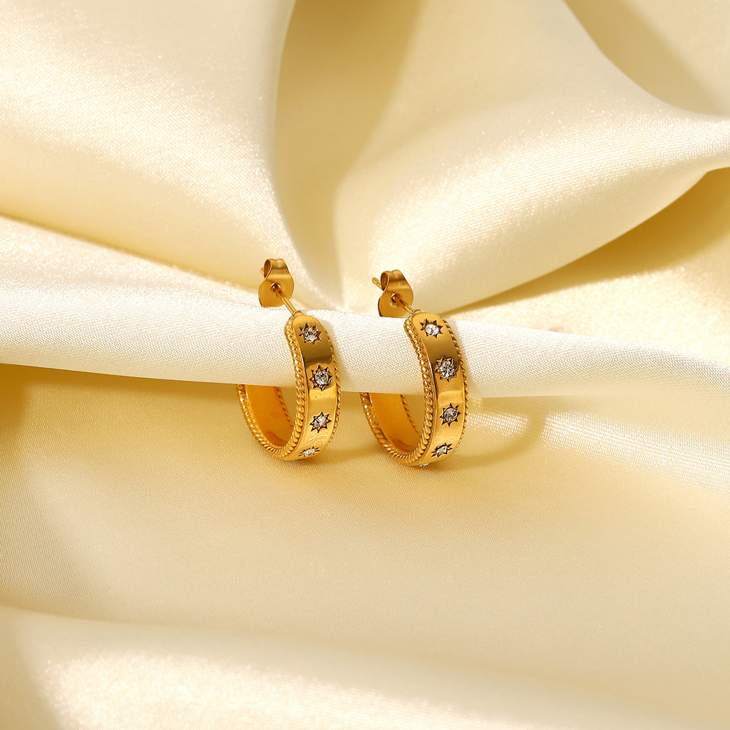 Tessa Star Earrings — view 2