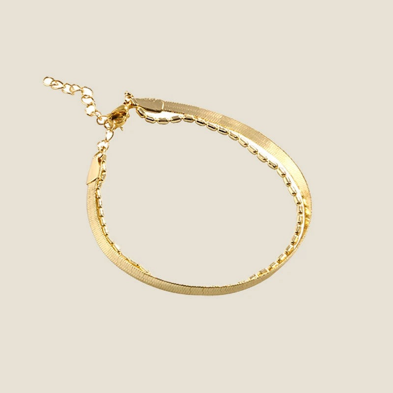 Armband mit mattierten Perlen Zoe — Ansicht 5