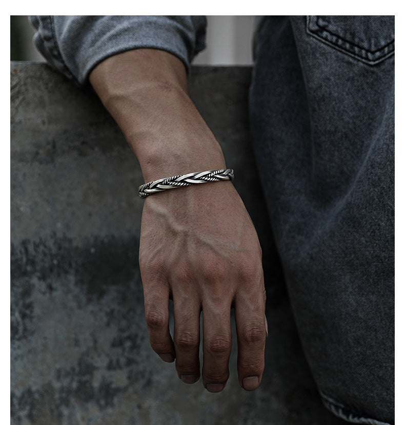Livia Vintage 925 Silver Bracelet — view 6