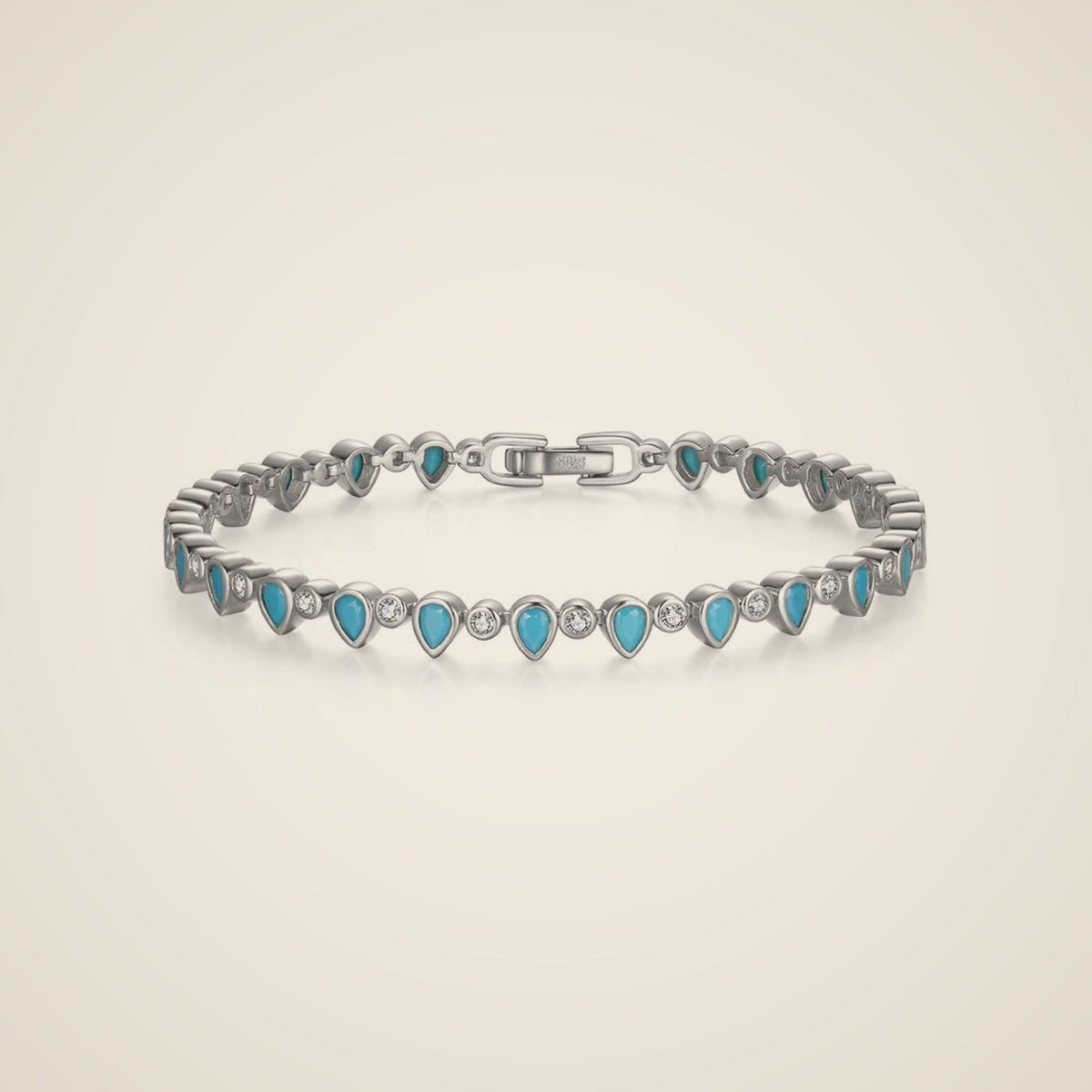 Pulsera tenis de pera Margherita, vista 4