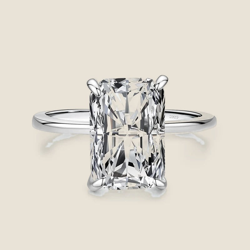 Statement-Ring im Smaragdschliff Zefiro — Ansicht 4
