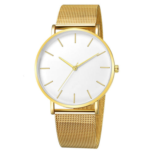 Montre fine bracelet milanais Aurum — vue 2