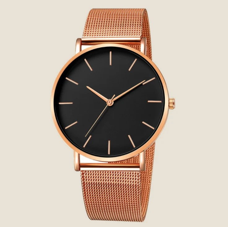 Montre fine bracelet milanais Aurum — vue 5