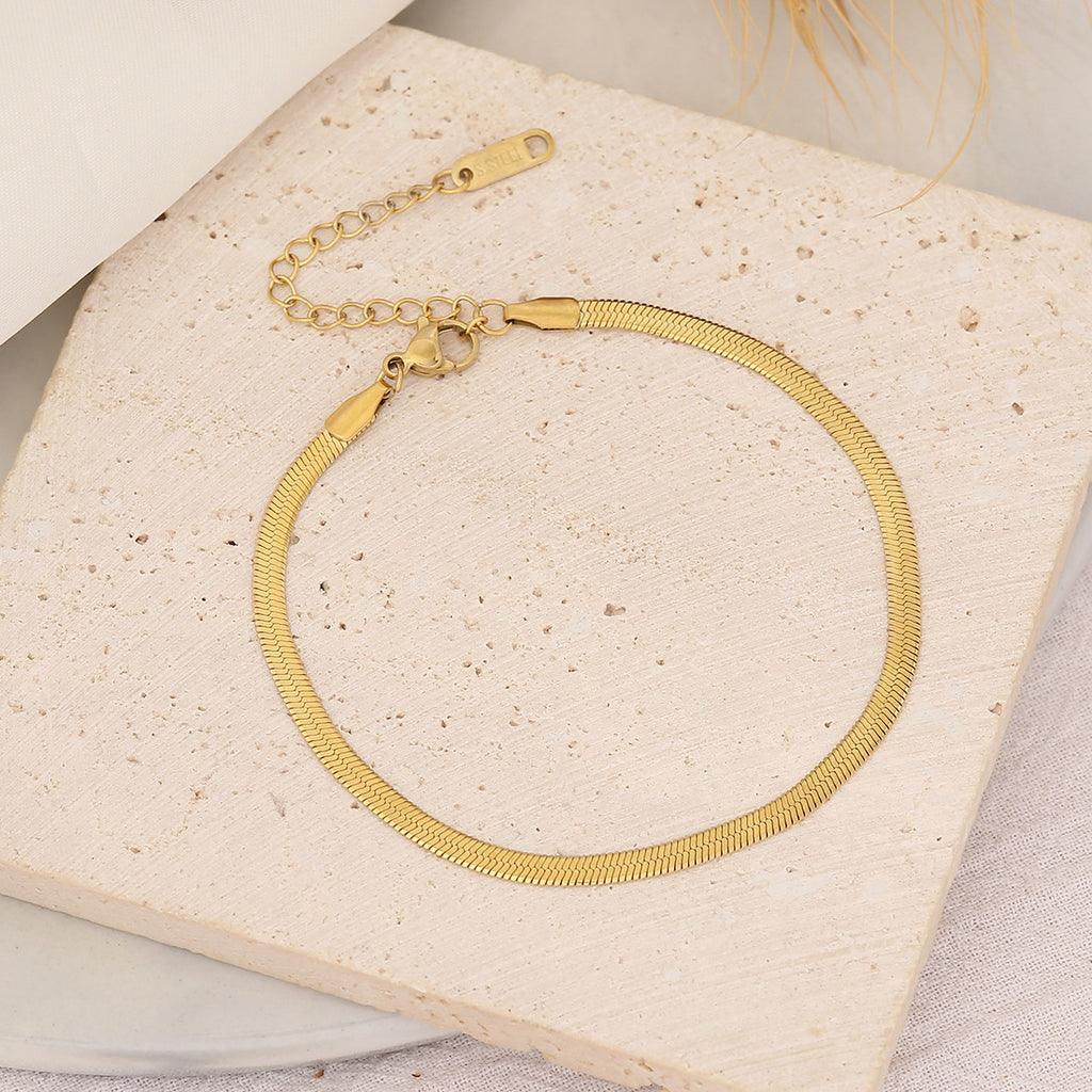 Paola Fine Chain Bracelet — view 5