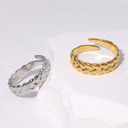 Chiara Braided Open Ring — view 5