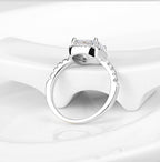 Anillo halo cuadrado Vento — vista 3