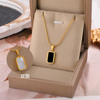 Dante Shell Medallion Necklace — view 2