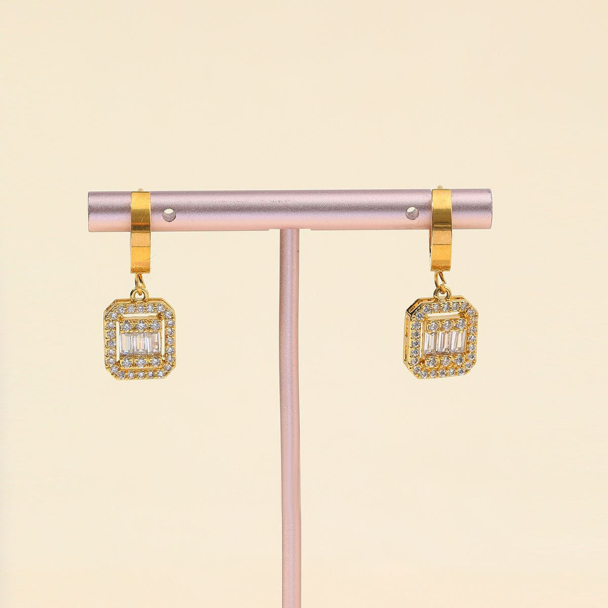 Bea Cube Drop Earrings — view 5