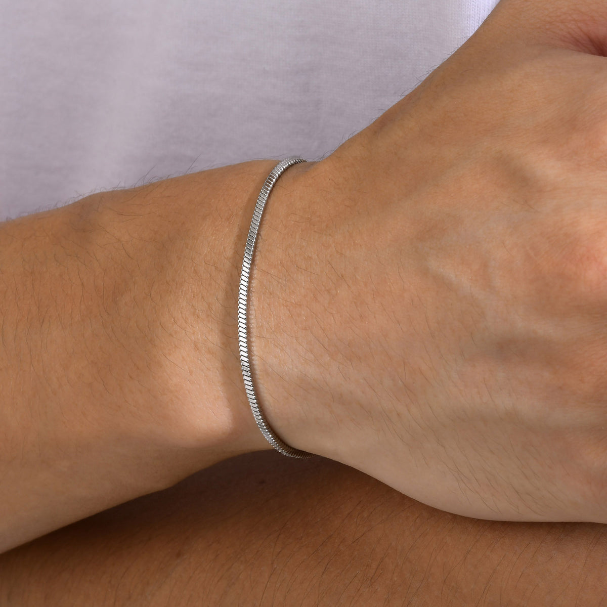 Tina Square Snake Bracelet — view 4