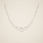 Elettra Graduated Simulated Pearl Necklace, view 2