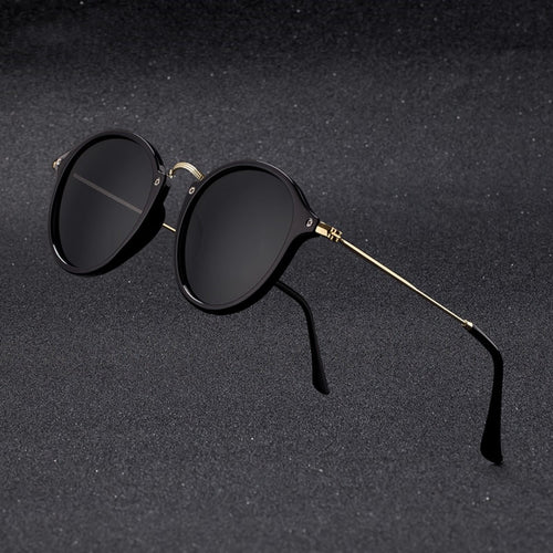 Lunettes de soleil rondes en métal Dex, vue 2