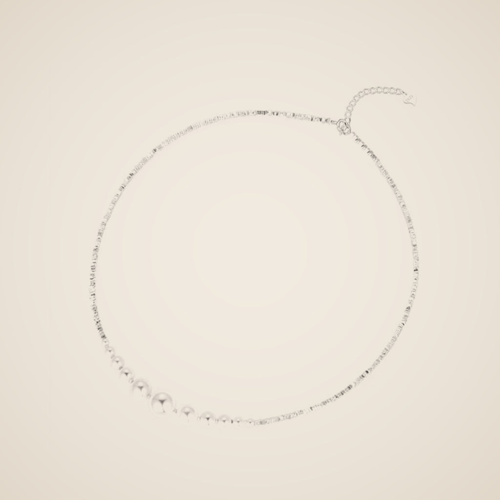 Elettra Graduated Simulated Pearl Necklace, view 4