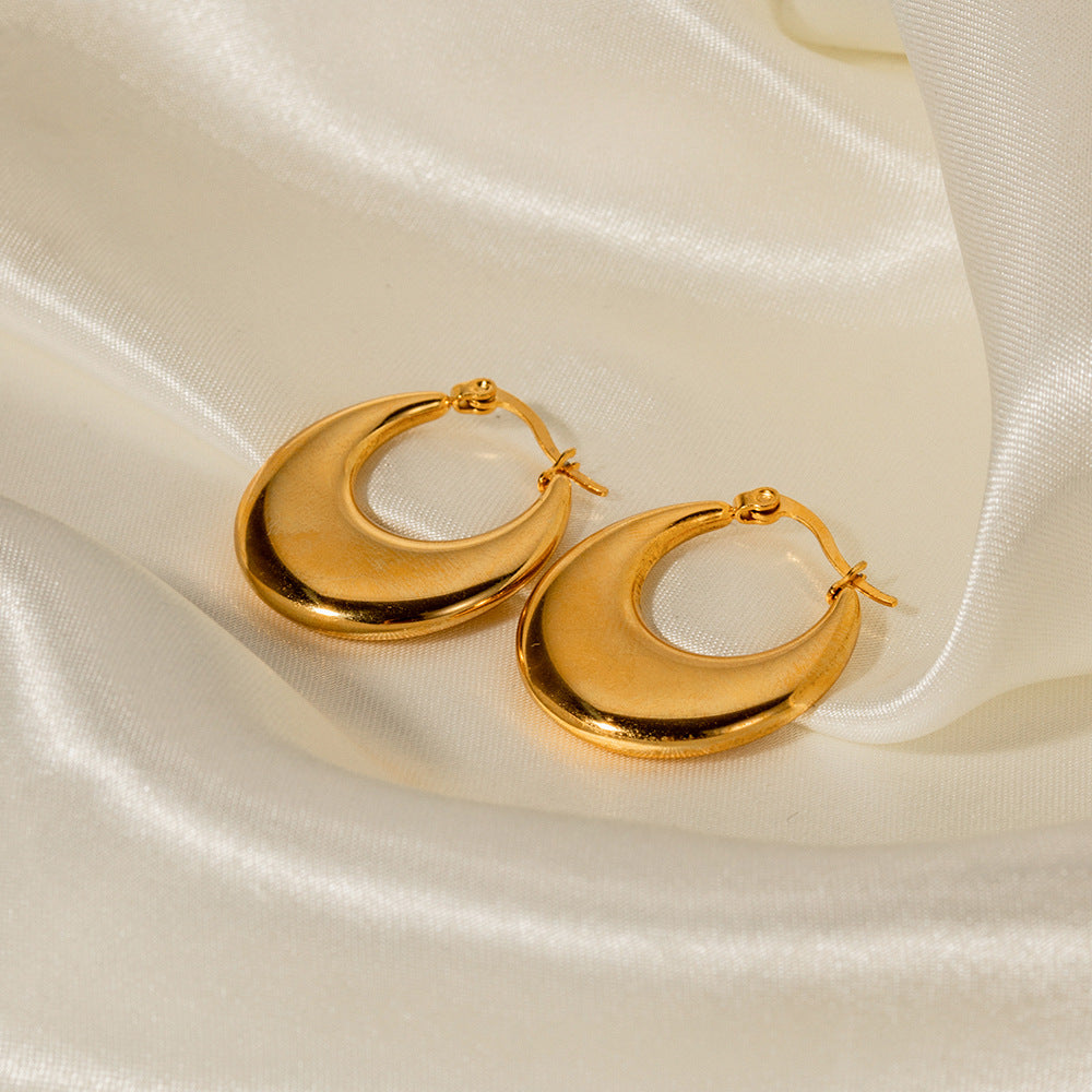 Greta U-Hoop Earrings — view 2