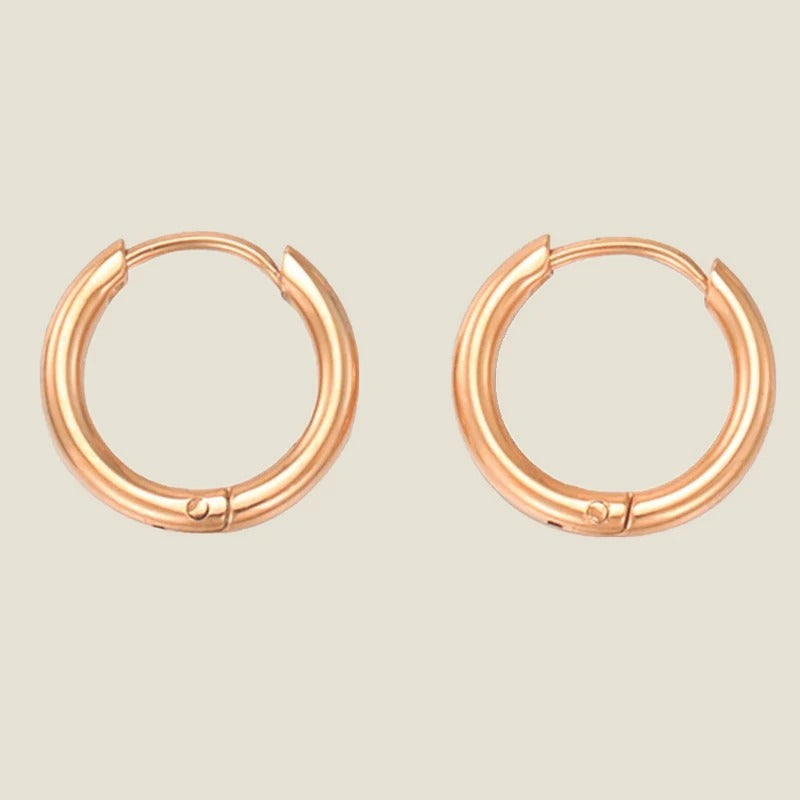 Pia Everyday Hoop Earrings — view 5
