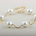 Nora 925 Silver Bead Bracelet — view 1
