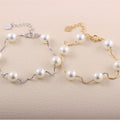 Bracelet perles argent 925 Nora, vue 2