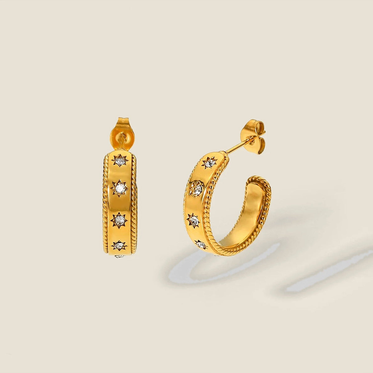 Boucles d'oreilles étoile Tessa — vue 3