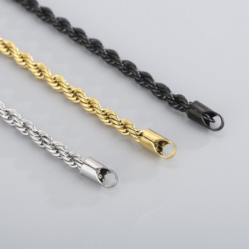Blake Twisted Cable Bracelet — view 9