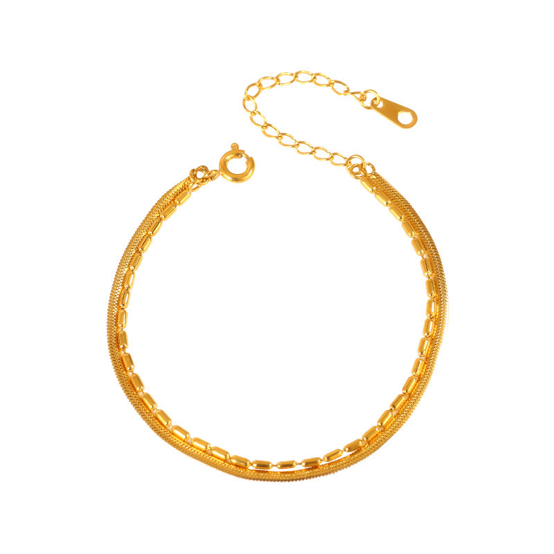 Zoe Frosted Bead Bracelet — view 3