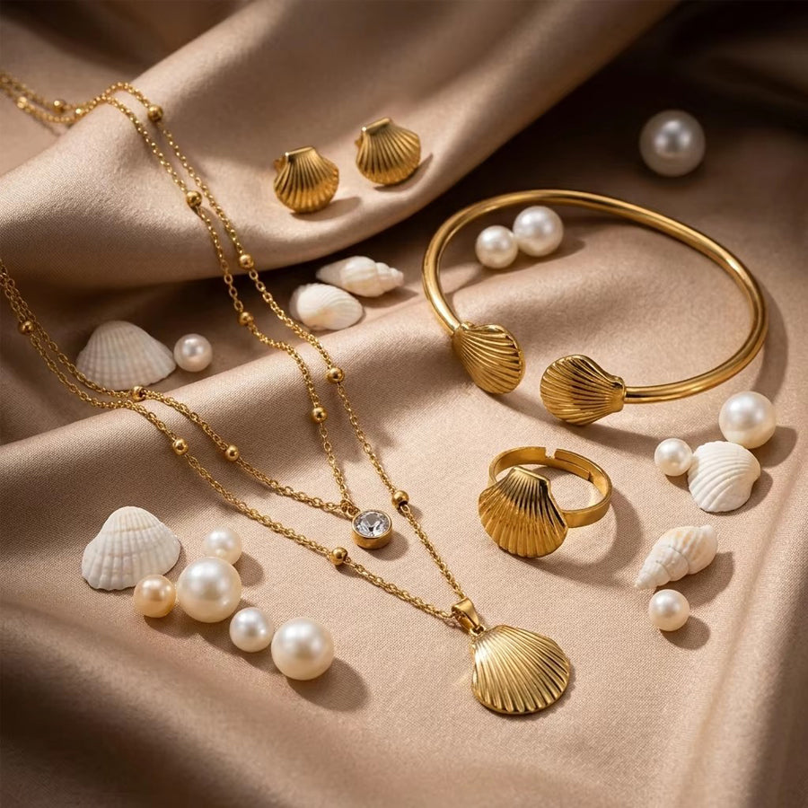 Conchiglia Shell Jewelry Set — view 6