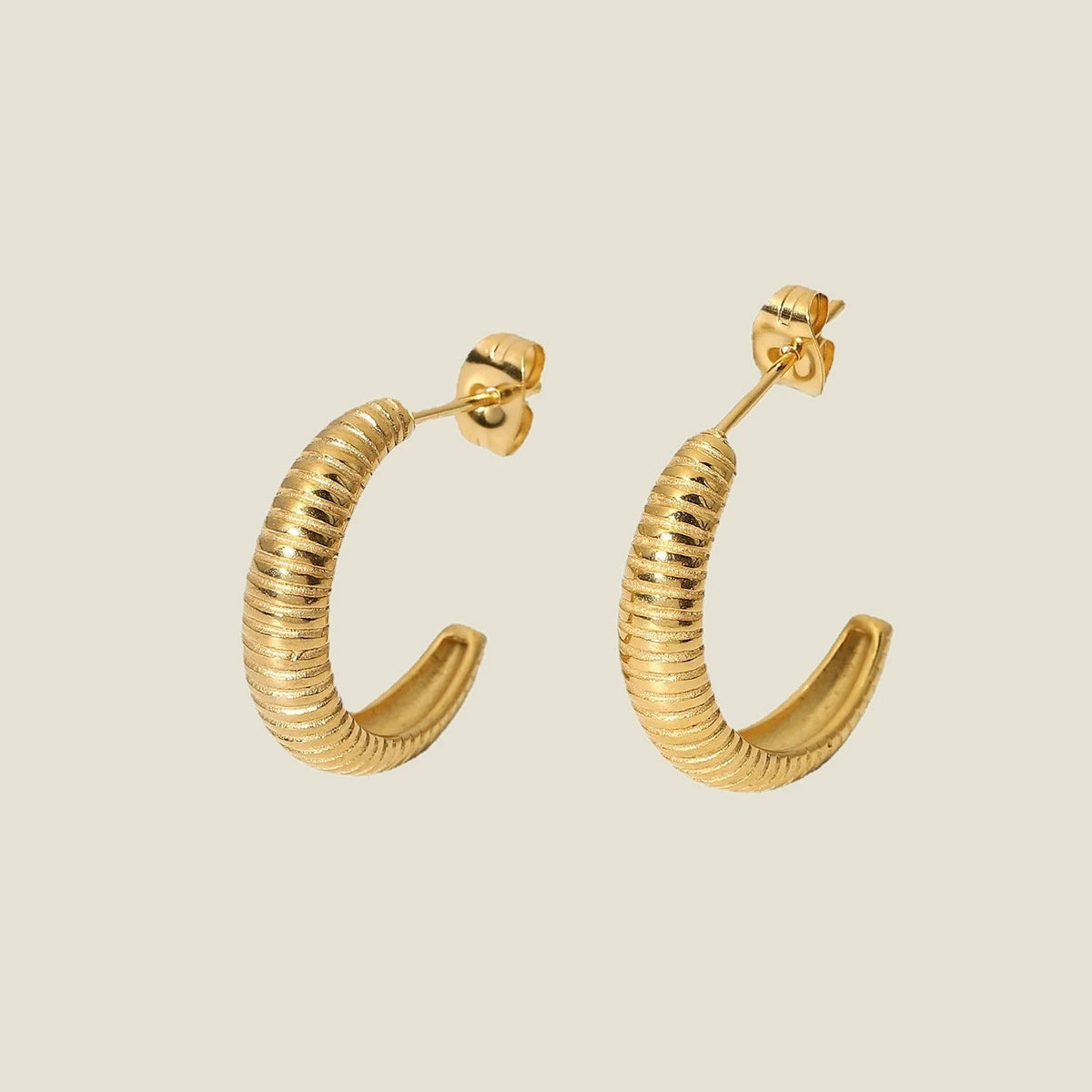 Créoles croissant Fina — vue 3