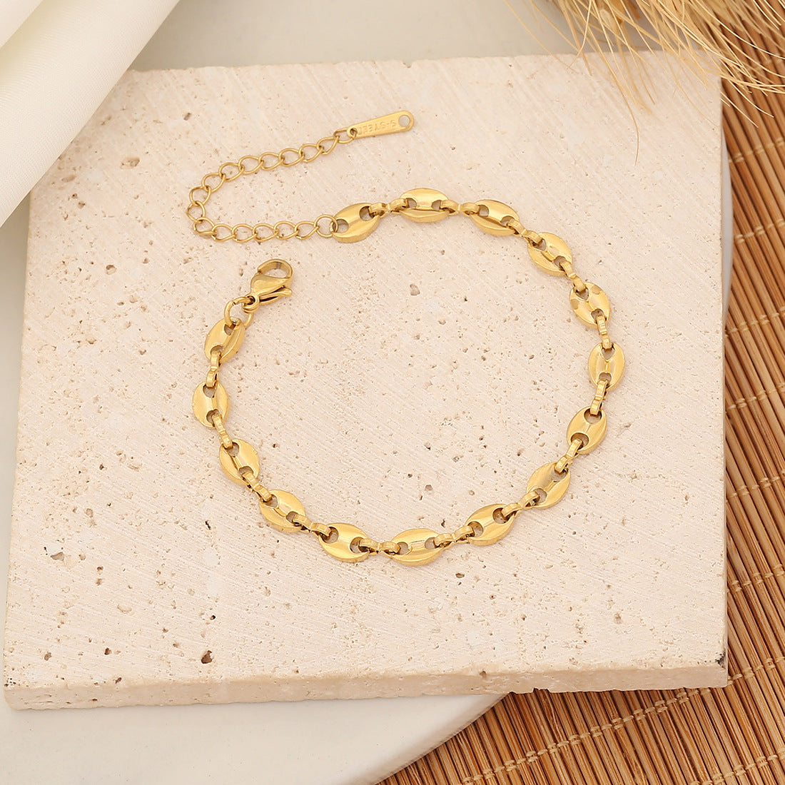 Paola Fine Chain Bracelet — view 6