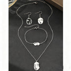 Musa Abstract Face Jewelry Set — view 3