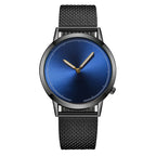 Blu Sunray Dial Mesh Watch — view 5