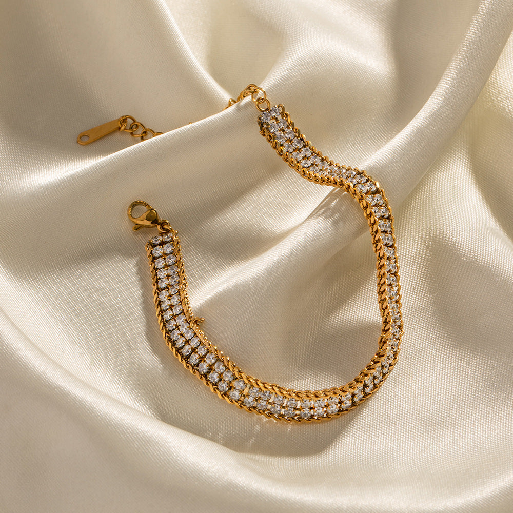 Flora Double Layer Bracelet — view 8