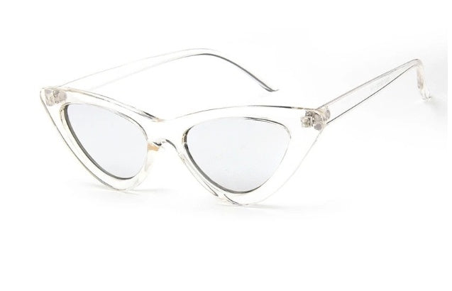 Nia Triangle Cat-Eye Sunglasses — view 17