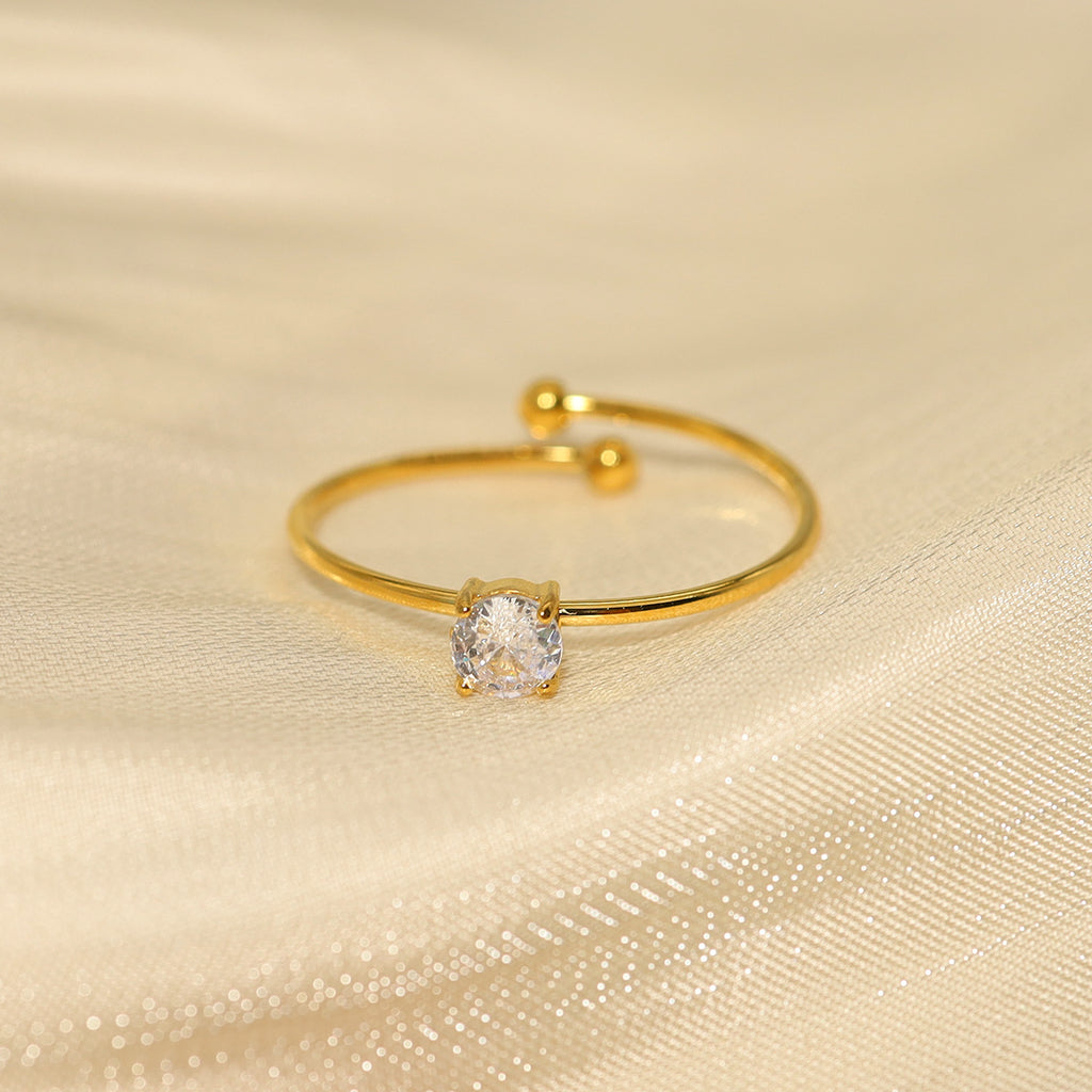 Etna Pavé Open Ring — view 8