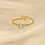 Etna Pavé Open Ring — view 8
