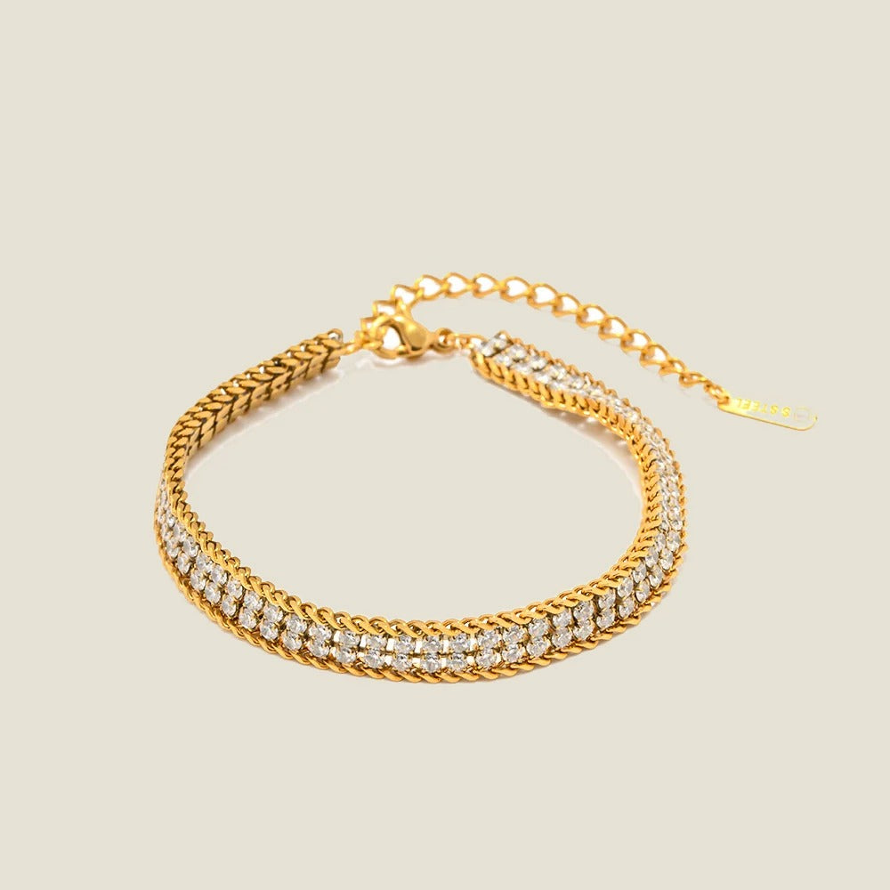 Pulsera doble capa Flora — vista 3