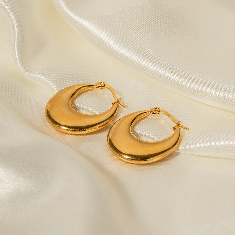 Greta U-Hoop Earrings — view 3