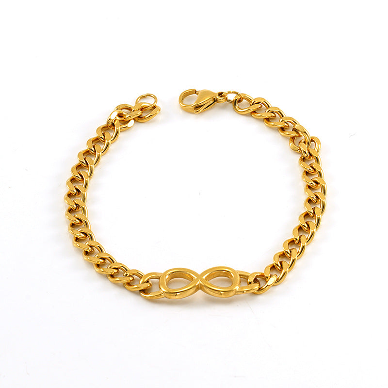Sara Cuban Link Bracelet — view 10