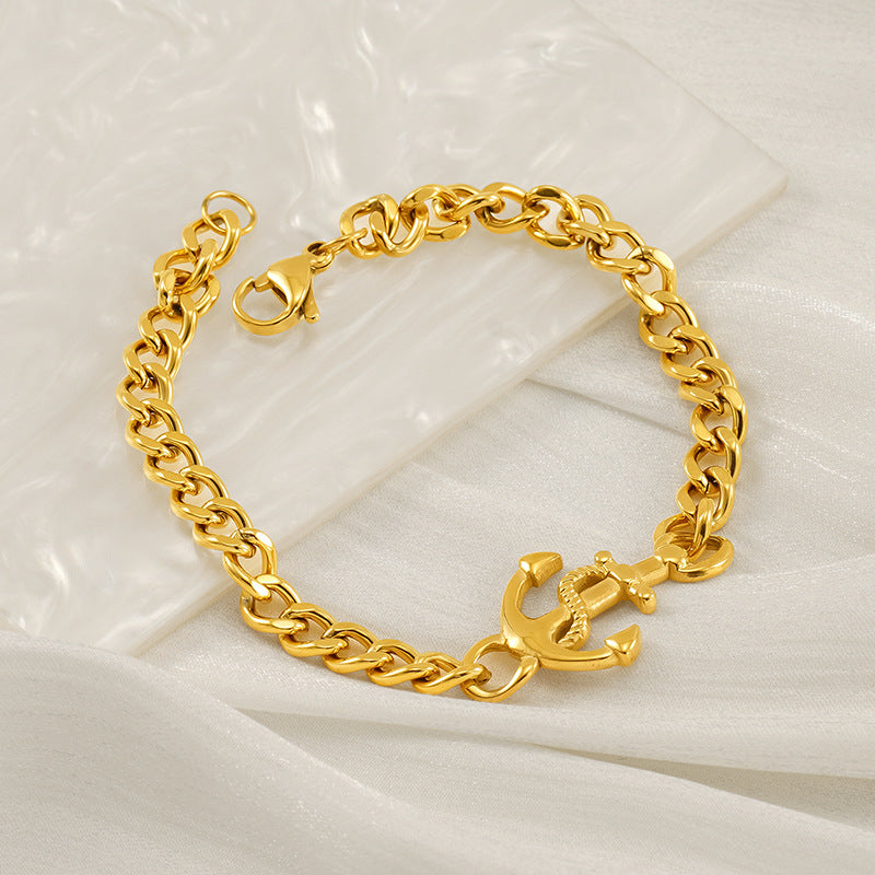 Sara Cuban Link Bracelet — view 11