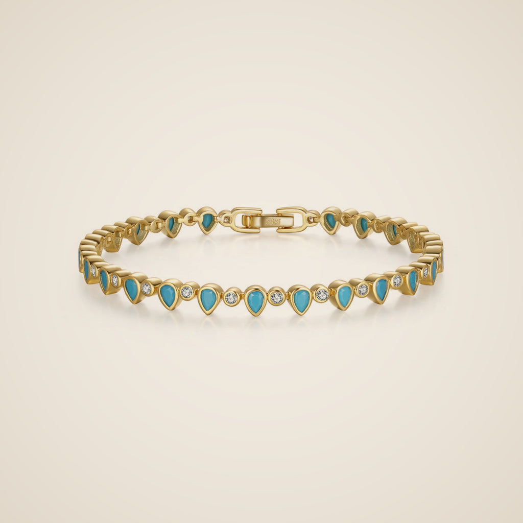 Pulsera tenis de pera Margherita, vista 1