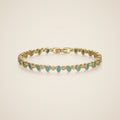 Pulsera tenis de pera Margherita, vista 1