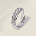 Bague ouverte tressée Chiara — vue 3