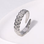 Chiara Braided Open Ring — view 3