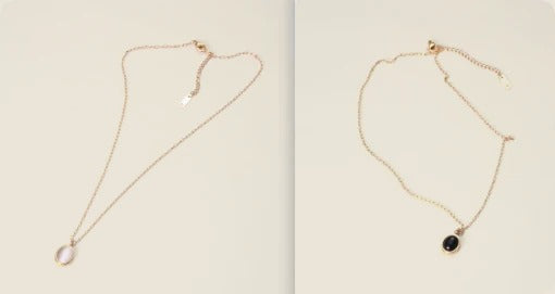 Minimalistische Schlüsselbein-Halskette Vela — Ansicht 13