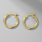 Nina Classic Hoop Earrings — view 6