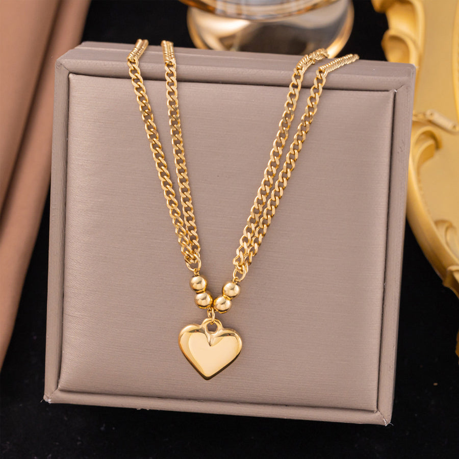 Cuore Puffy Heart Jewelry Set — view 5